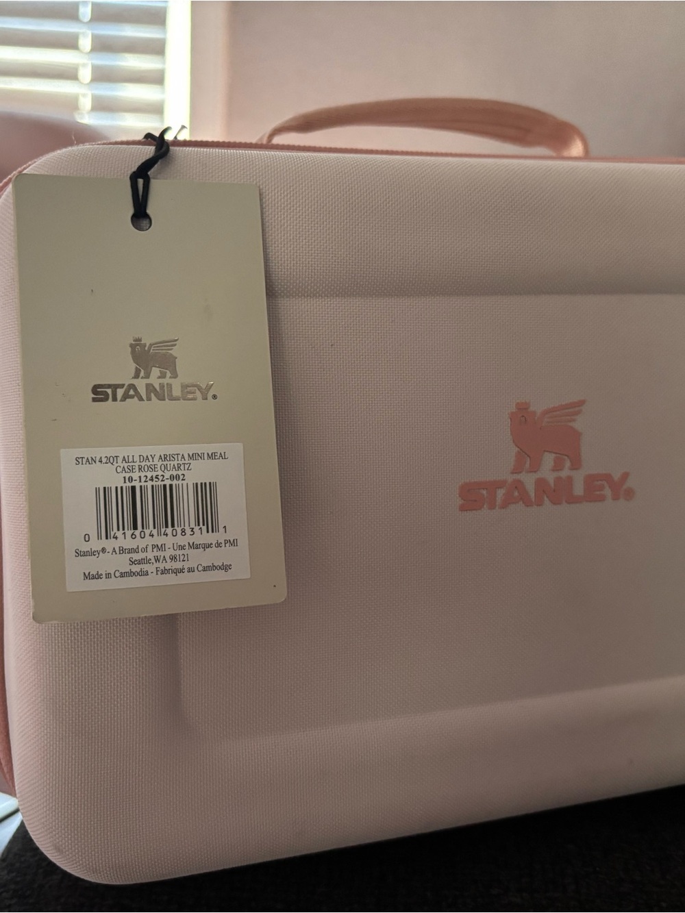 Stanley Pink Insulated Lunch Case with Top Handle
